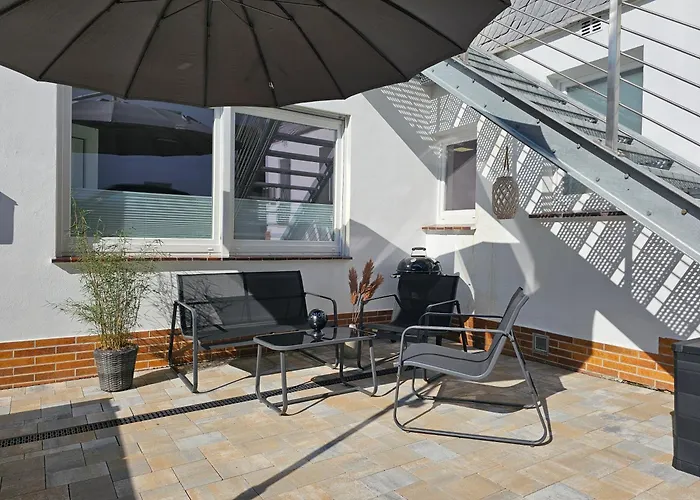 公寓 Flamingo - Zentral, Parken, Terrasse, Ps4 弗兰肯贝格